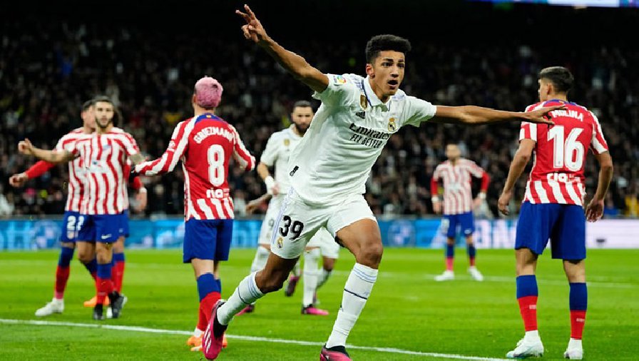 Kết quả bóng đá Real Madrid vs Atletico Madrid: Sao trẻ 18 tuổi ‘cứu rỗi’ Los Blancos