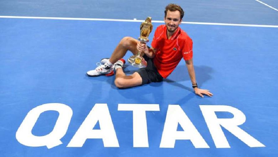 Kết quả tennis ngày 26/2: Medvedev vô địch Qatar Open 2023
