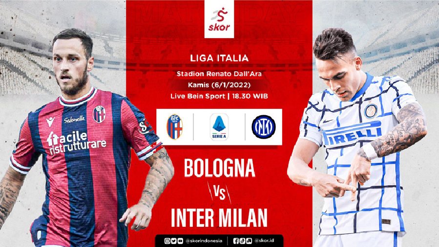 Link xem trực tiếp bóng đá Bologna vs Inter, 18h30 ngày 26/2