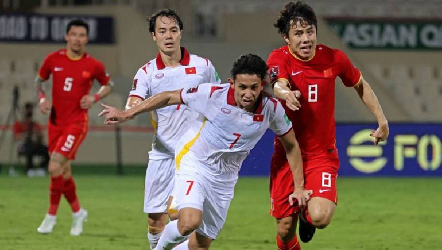 ĐT Trung Quốc quyết tâm xếp trên Việt Nam tại vòng loại World Cup