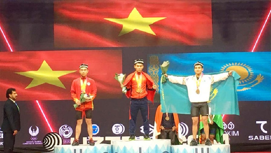 K' Dương giành 3 HCV, phá 3 kỷ lục cử tạ thế giới