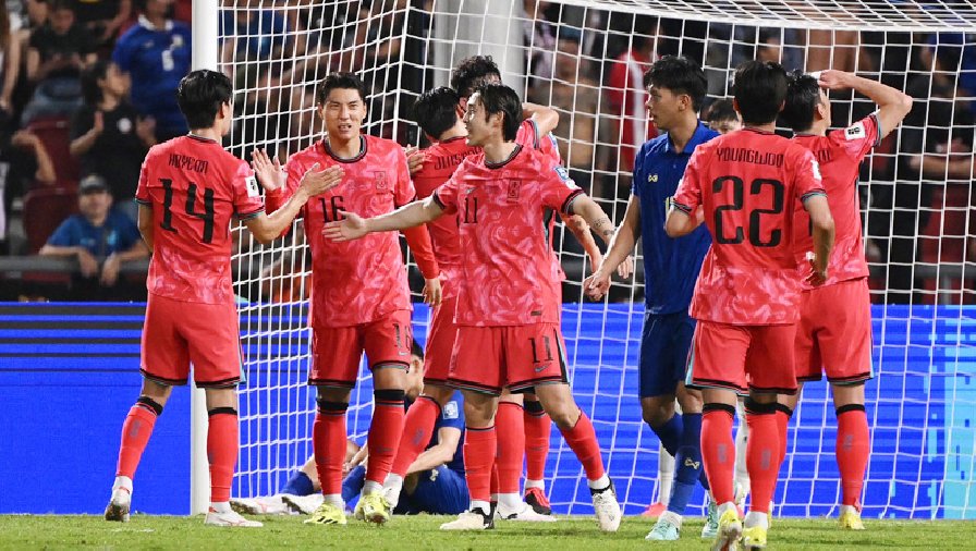 Kết quả bóng đá Thái Lan vs Hàn Quốc: Đóng sập cửa đi tiếp