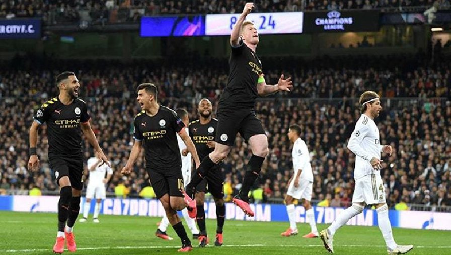 Lịch phát sóng trực tiếp bóng đá hôm nay 26/4: Tâm điểm Man City vs Real Madrid