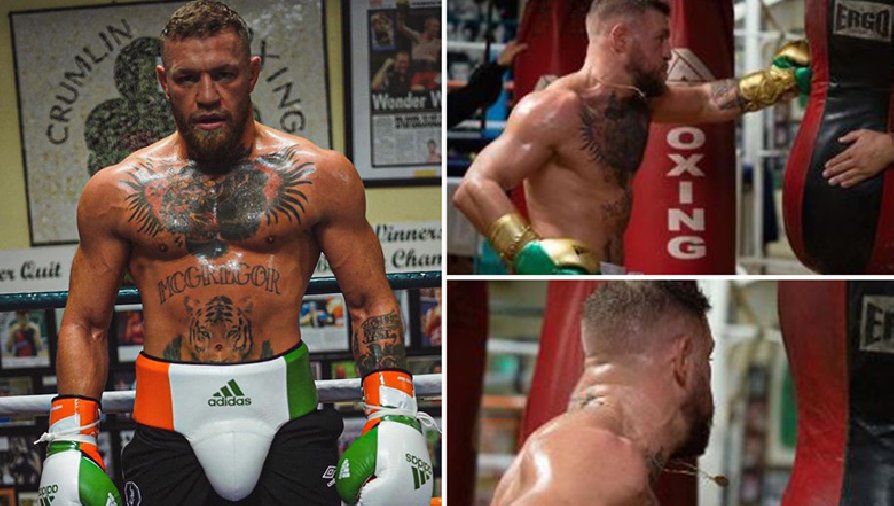 McGregor khoe cơ bắp cuồn cuộn trước ngày trở lại sàn UFC