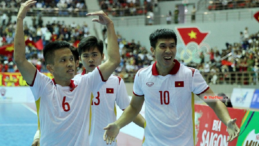 ĐT Việt Nam cùng bảng với Hàn Quốc và Nhật Bản tại giải Futsal châu Á 2022
