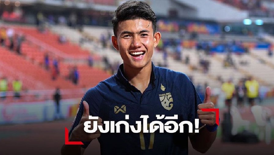 U23 Thái Lan đón ngôi sao lớn nhất tại vòng loại U23 châu Á 2024