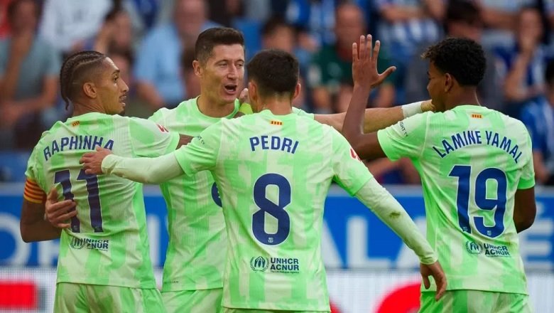 Lewandowski lập cú đúp, Barcelona khép lại mùa giải bằng chiến thắng ngọt ngào