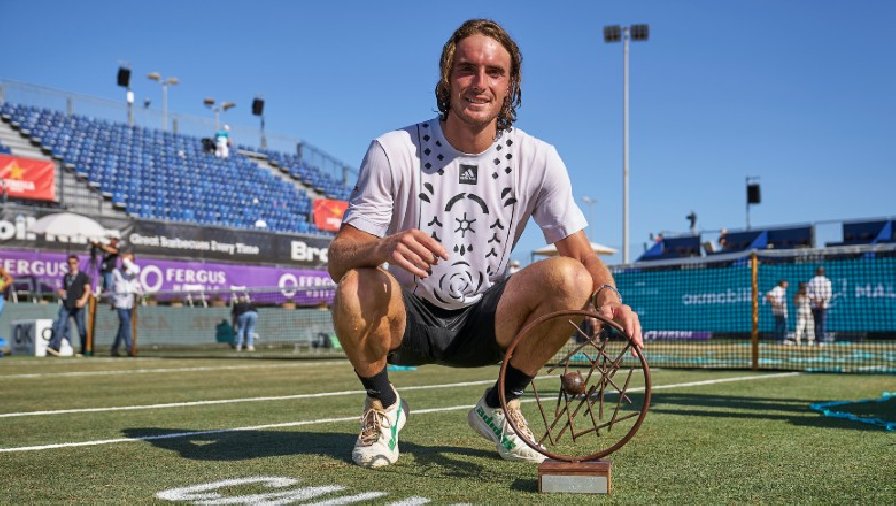 Kết quả tennis ngày 25/6: Tsitsipas đăng quang tại Mallorca Open