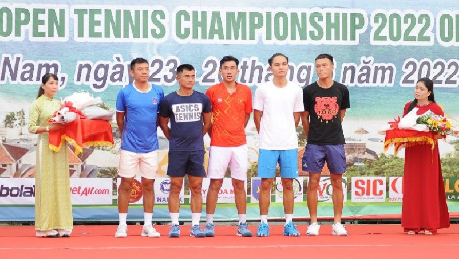 Lý Hoàng Nam cùng loạt sao tham dự giải tennis Quảng Nam Mở rộng 2022