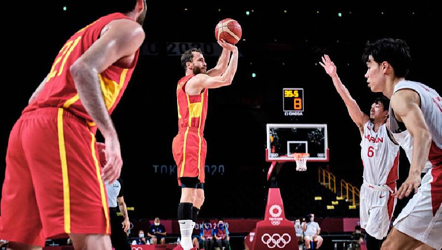 Bóng rổ Olympic Tokyo: Tây Ban Nha và Slovenia cùng thắng dễ