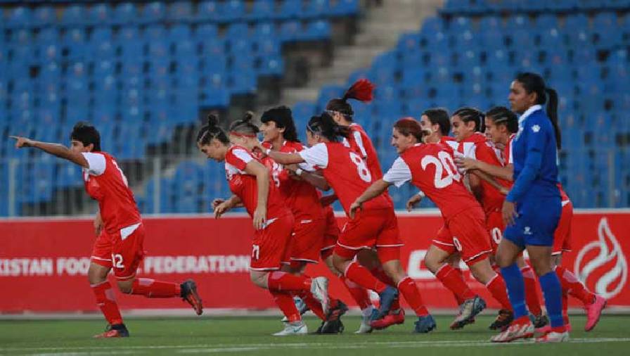 Tajikistan thắng dễ Maldives, tranh vé đến VCK Asian Cup 2022 với ĐT nữ Việt Nam