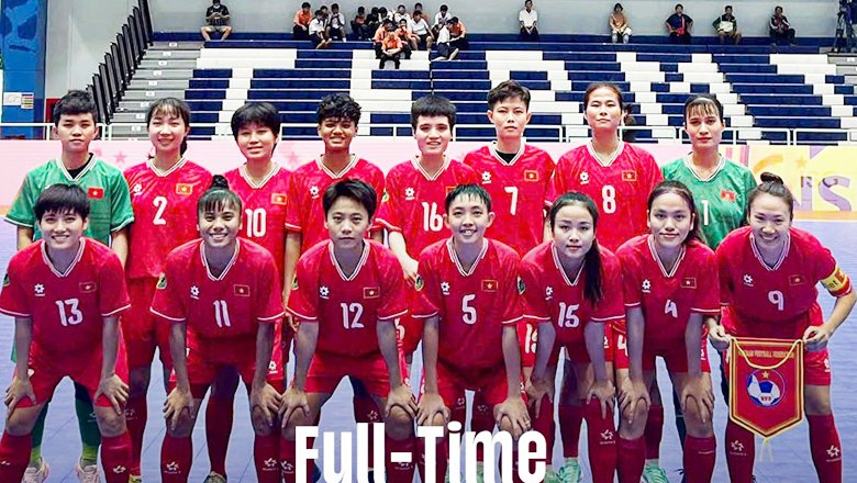 Nữ futsal Việt Nam vùi dập Trung Quốc, toàn thắng 2 trận ở giải tứ hùng tại Thái Lan