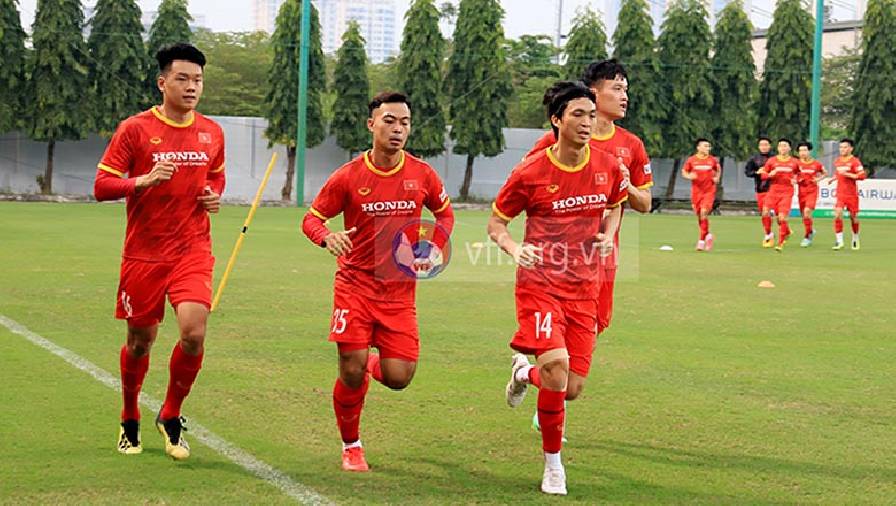 ĐT Việt Nam trở lại tập luyện ngày 26/10 mà thiếu HLV Park Hang Seo