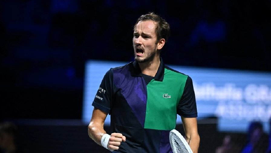 Lịch thi đấu tennis ngày 26/10: Medvedev ra quân tại Vienna Open