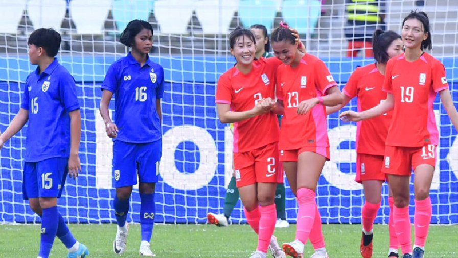 ĐT nữ Thái Lan nhận trận thua kỷ lục trước đối thủ châu Á