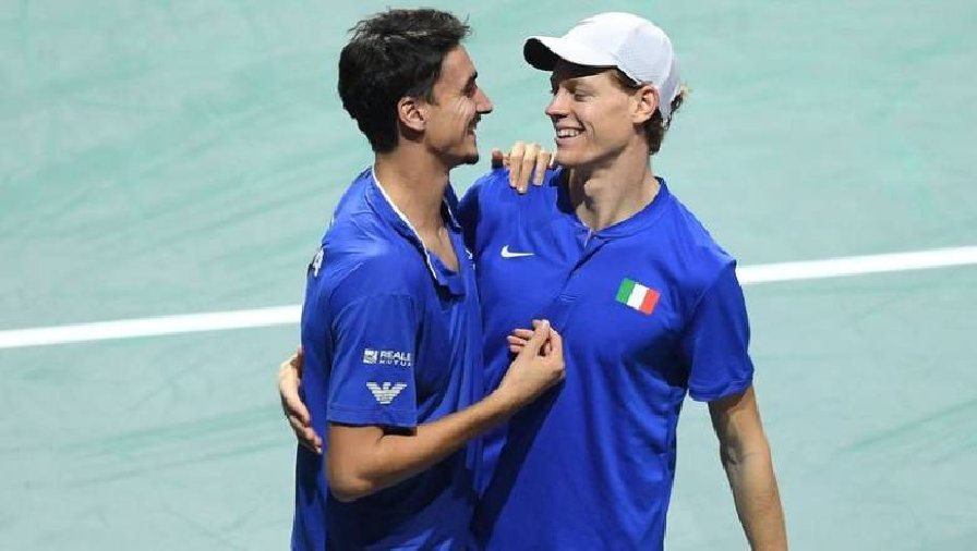 Djokovic thua Sinner 2 trận liên tiếp, Serbia dừng bước ở Bán kết Davis Cup 2023
