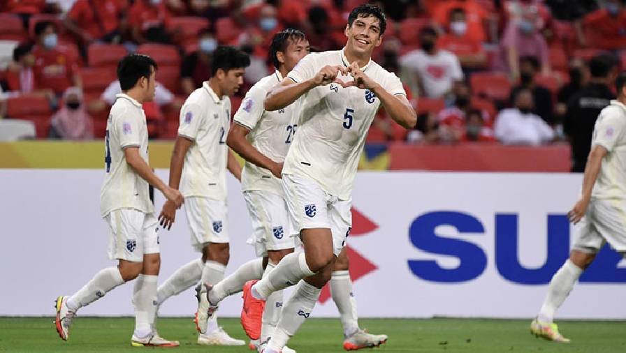 ĐT Thái Lan đá với 5 hậu vệ ở hiệp 2 trận bán kết lượt về gặp ĐT Việt Nam