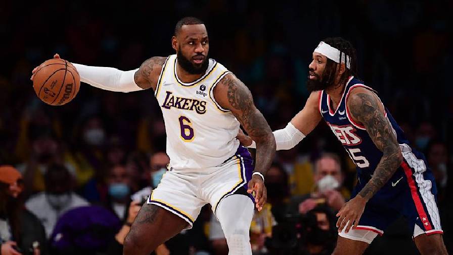 Kết quả bóng rổ NBA ngày 26/12: Lakers vs Nets: LeBron James không cứu được Lakers