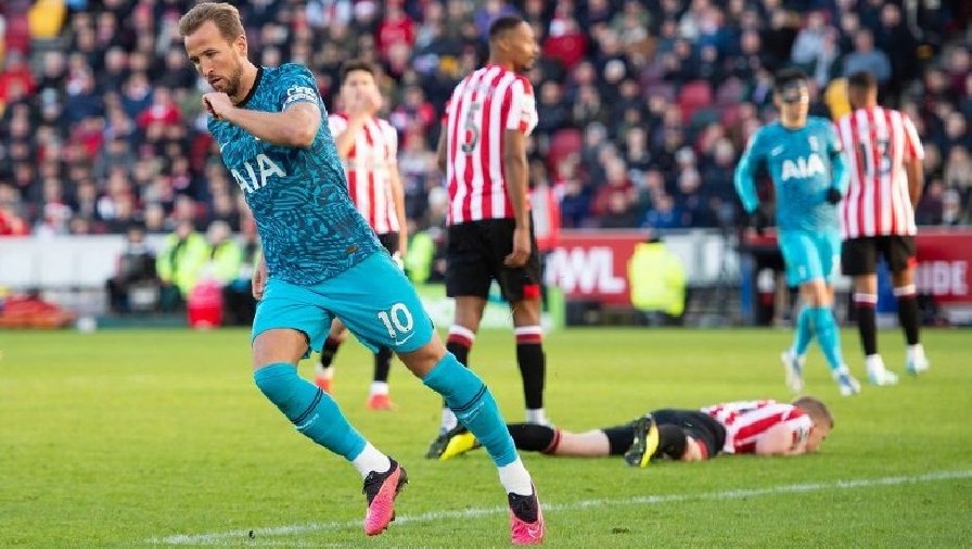 Kết quả Brentford vs Tottenham: Kane giải tỏa tâm lý, Gà trống giật lại 1 điểm