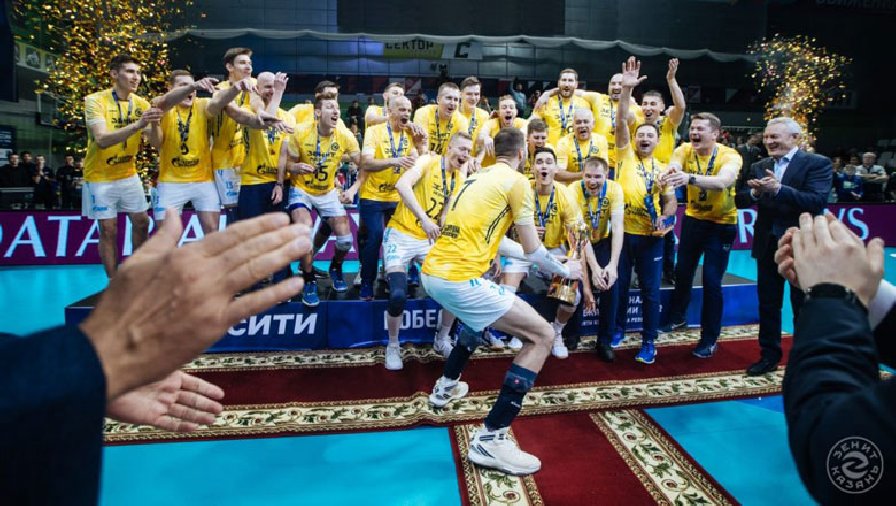 Micah Christenson tỏa sáng, lên ngôi vô địch bóng chuyền Cup quốc gia Nga