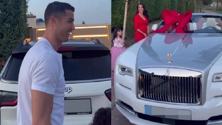 Ronaldo ‘chơi lớn’, tặng siêu xe Rolls Royce làm quà Giáng sinh cho bạn gái