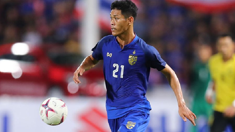 Thái Lan mất tiền vệ số 2 cho Asian Cup 2023
