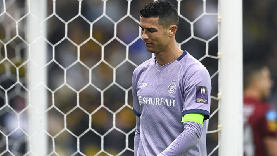 Ronaldo không ghi bàn, Al Nassr thua trận bán kết Siêu Cúp Saudi Arabia