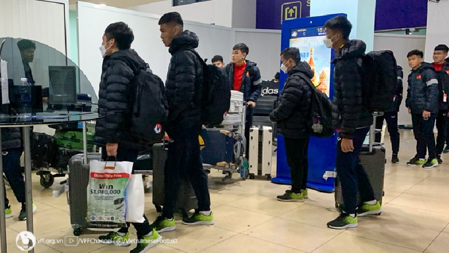 ĐT U20 Việt Nam chịu cái lạnh 5 độ C khi tới Uzbekistan tham dự giải châu Á