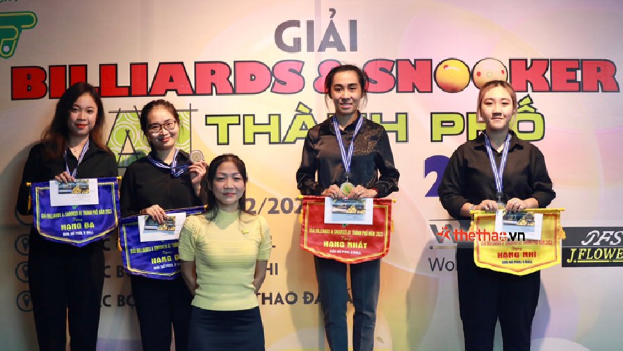 Thanh Lan vô địch nội dung pool 9 bi nữ giải A1, đại diện TP.HCM thi đấu giải VĐQG