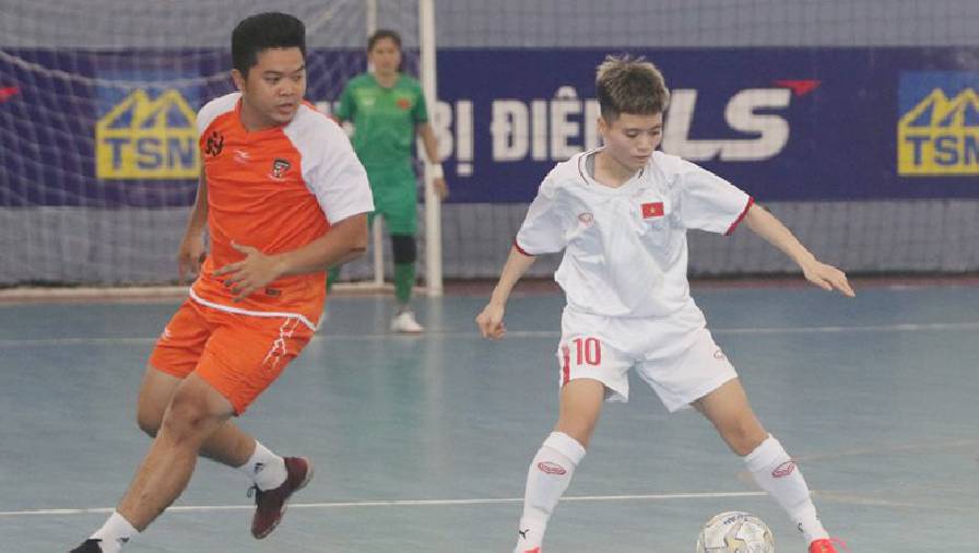 ĐT futsal nữ Việt Nam có thêm bài học cho SEA Games 31 sau trận giao hữu với đối thủ nam