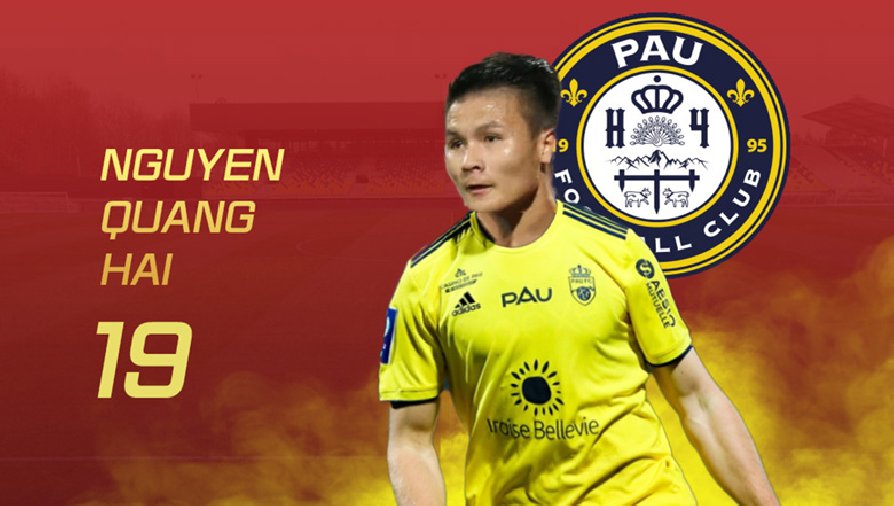 Báo Pháp xác nhận Quang Hải ký hợp đồng 2 năm với Pau FC