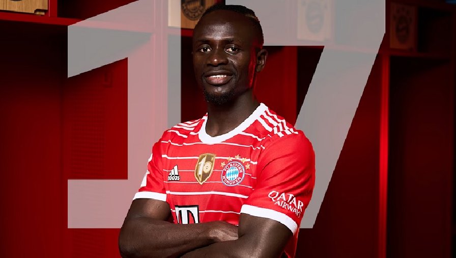 Sadio Mane mặc áo số mấy ở Bayern Munich?