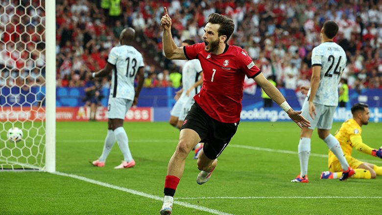 Kết quả bóng đá Georgia vs Bồ Đào Nha: 2 bàn choáng váng, địa chấn khó tin