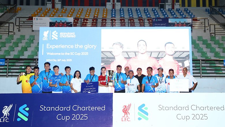 Scavi lên ngôi vô địch Giải bóng đá Cúp Standard Chartered 2025