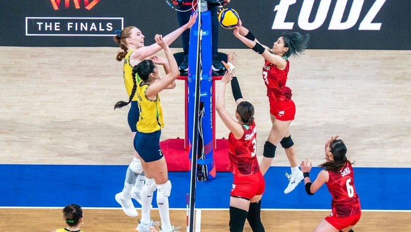 Tuyển bóng chuyền nữ Nhật Bản thua cay đắng Brazil, mất vé dự chung kết Volleyball Nations League 2025