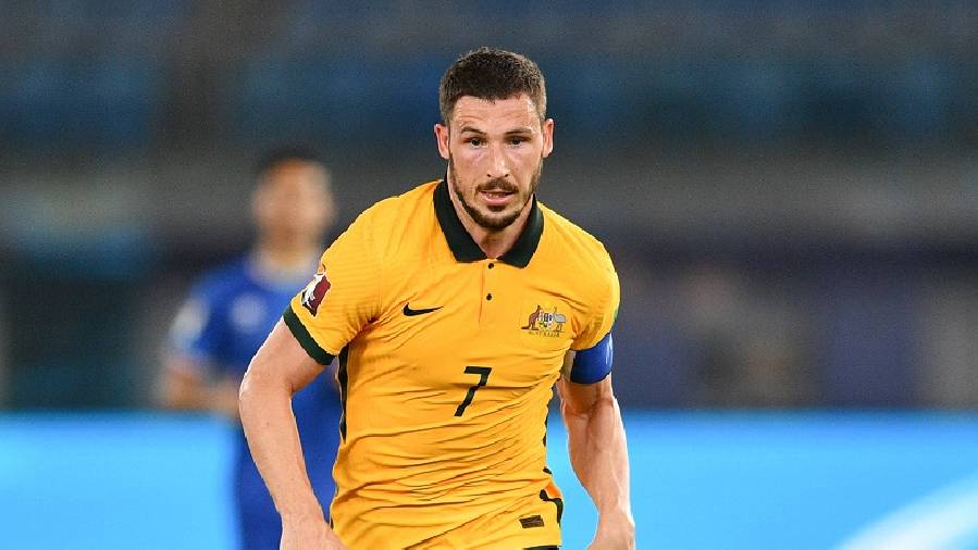 Đội trưởng Australia rút lui khỏi vòng loại World Cup 2022, vắng mặt ở trận gặp Việt Nam