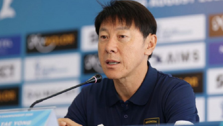 HLV Shin Tae Yong chỉ trích trọng tài, tự hào về các cầu thủ U23 Indonesia