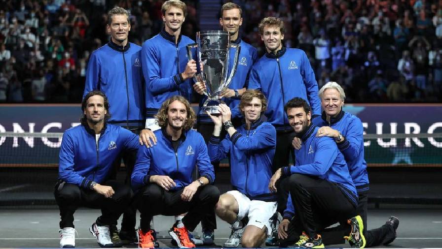 Kết quả tennis hôm nay 27/9: Đội châu Âu đăng quang tại Laver Cup 2021