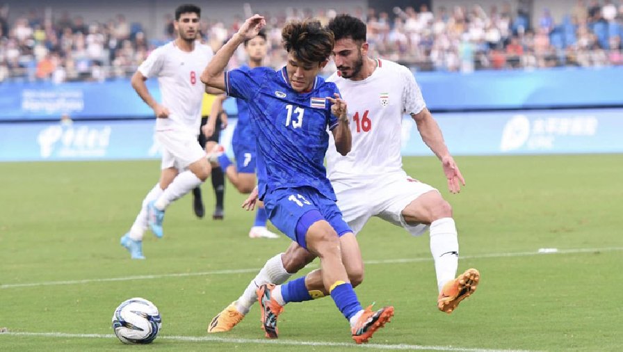 Kết quả bóng đá Olympic Iran vs Olympic Thái Lan: Voi chiến tự thua