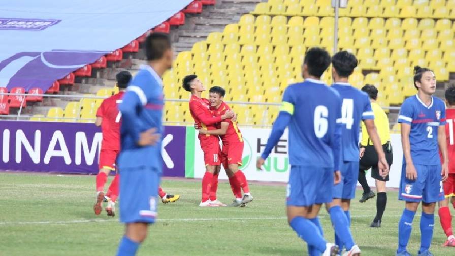ĐT U23 Việt Nam được thưởng 300 triệu đồng sau trận thắng Đài Bắc Trung Hoa