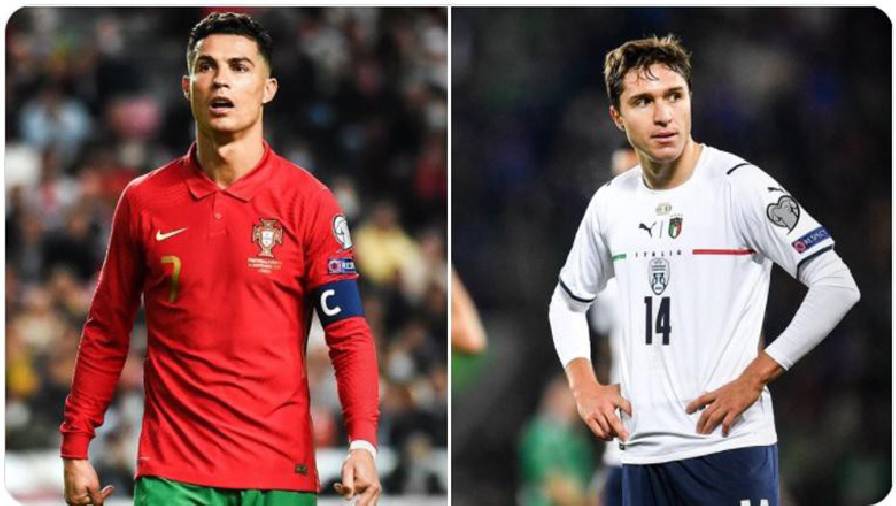 Bốc thăm play-off World Cup 2022 châu Âu: Bồ Đào Nha hoặc Italia phải ở nhà