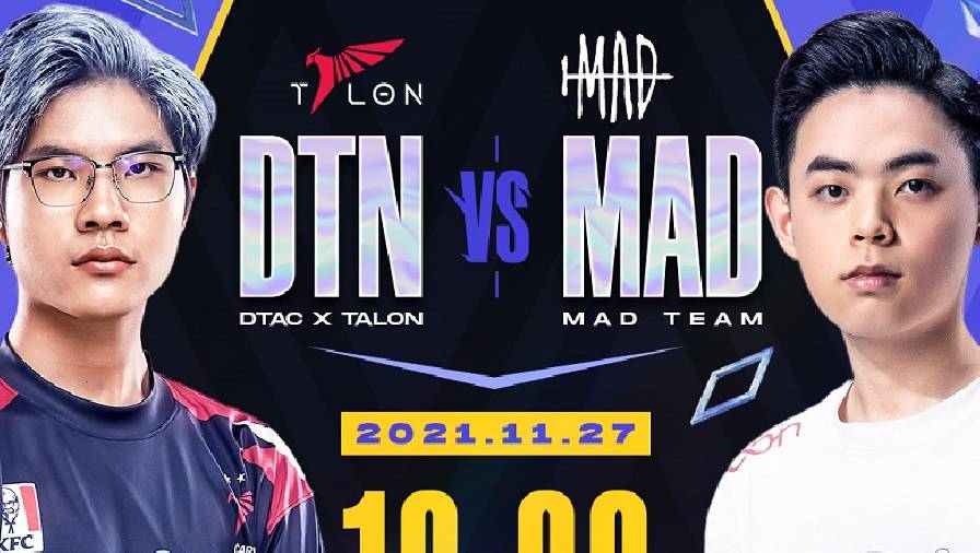 TRỰC TIẾP AIC 2021 ngày 27/11: V Gaming đại chiến Buriram, dtac Talon đối đầu MAD Team