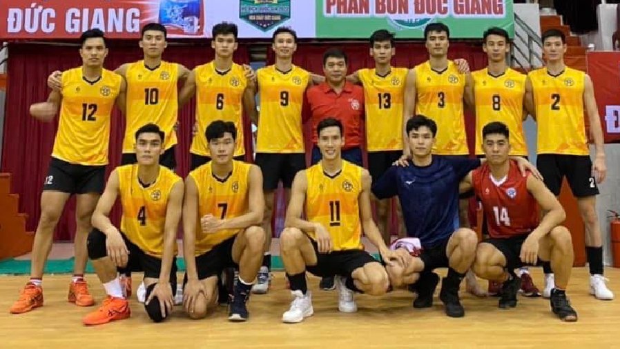 Danh sách bóng chuyền nam Hà Nội dự Đại hội Thể thao Toàn quốc 2022