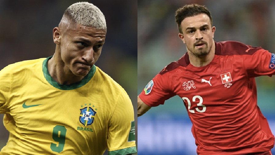 Xem trận Brazil vs Thụy Sĩ trực tiếp trên kênh nào, ở đâu?