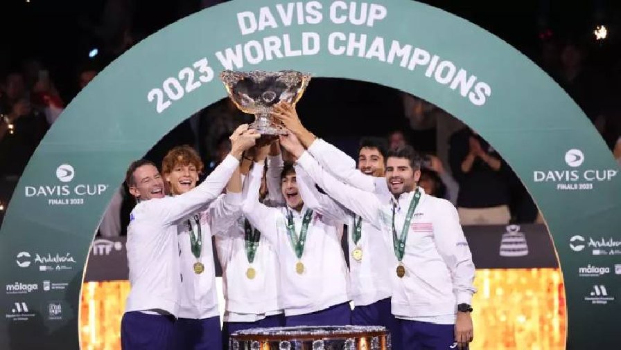 Kết quả tennis hôm nay 27/11: Italia vô địch Davis Cup 2023