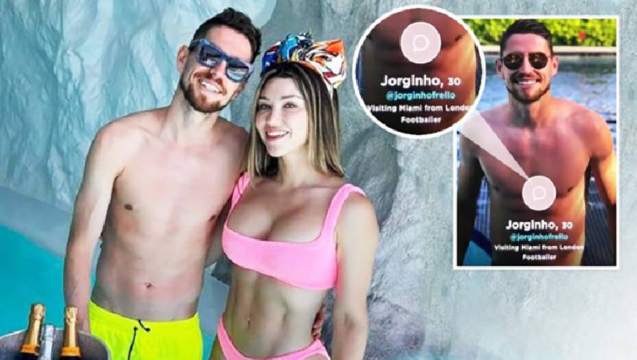 Jorginho lén dùng ứng dụng hẹn hò sau lưng bạn gái