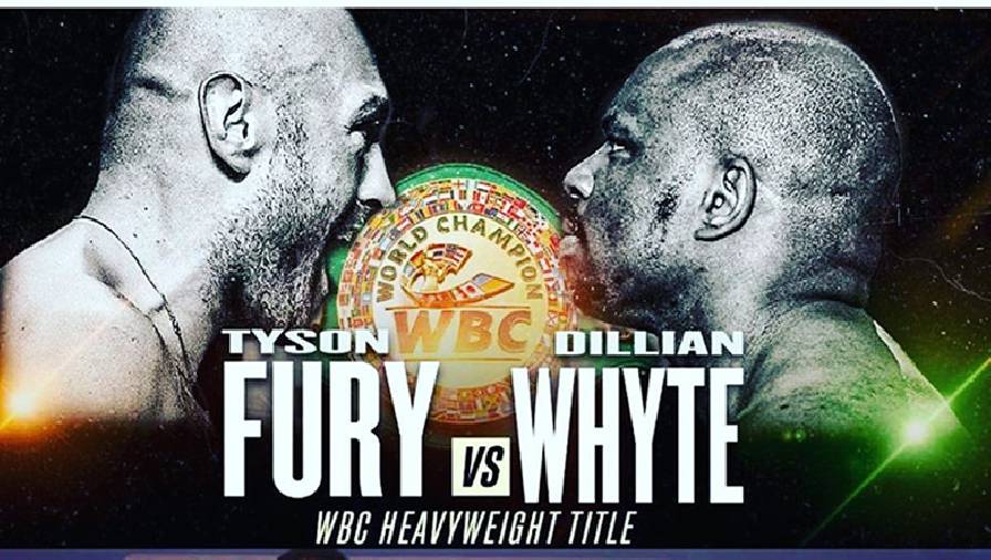Tyson Fury xác nhận bảo vệ đai WBC trước Dillian Whyte vào tháng 3