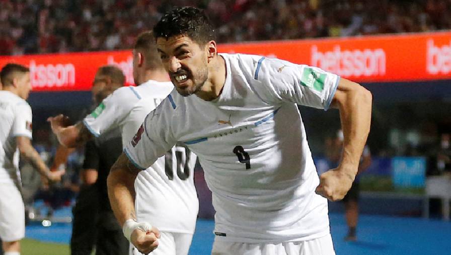 Uruguay hạ Paraguay bằng siêu phẩm của Luis Suarez