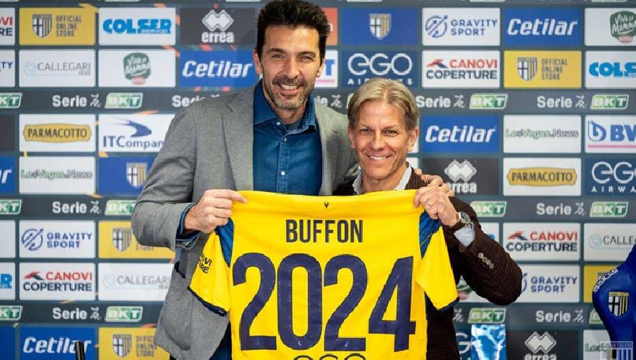 Buffon gia hạn với Parma, quyết tâm thi đấu tới năm 46 tuổi