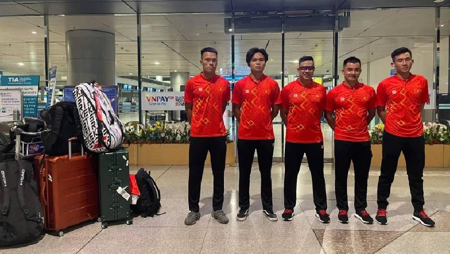 ĐT Quần vợt Việt Nam lên đường dự giải quốc tế đầu tiên trong năm 2022